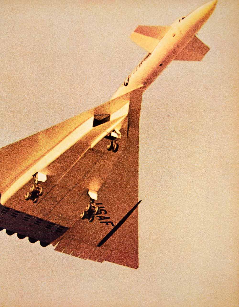 1966 Ad B. F. Goodrich Tires XB-70A Supersonic Jet North American Aviation YFM2