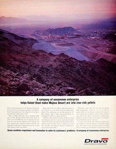 1966 Ad Dravo Iron Ore Pellet Plant Kaiser Steel Mojave Desert California YFM3