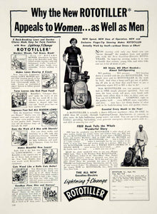 1953 Ad Rototiller Gardening Weeds Tool Chainsaw Implement Machinery All-in YFQ1