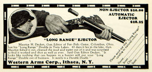 1931 Ad Western Arms Long Range Ejector Shotgun Hunting Maurice H Decker YFS2