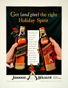 1940 Ad Johnnie Walker Blended Scotch Whisky Alcohol Beverage Drink Spirits YFT1