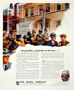 1945 Ad McBee Keysort Luberoff Plant Factory 295 Madison Avenue Accounting YFT2
