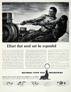 1947 Ad National Fluid Seal Engineering Company Redwood City California YFT3