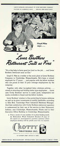 1947 Ad Industrial Restaurant Operator Crotty Brothers Lever Lloyd Pike YFT3