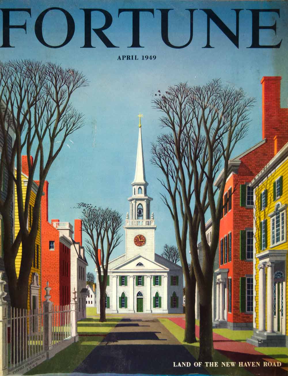 1949 Cover Fortune New England Church Thomas Fransioli April Spring Bell YFT4