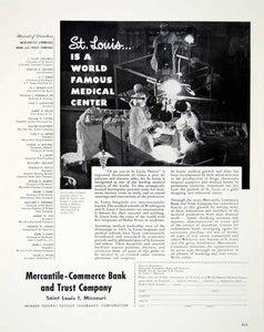 1949 Ad Mercantile Commerce Bank Trust Company Saint Louis Medical Center YFT4