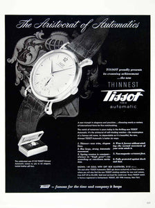 1949 Ad Tissot Watch Company Jewelry Automatic Aristocrat Time Wrist YFT4