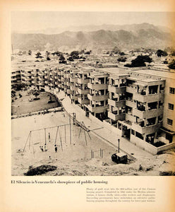 1949 Rotogravure Public Housing Silencio Venezuela Landscape Cityscape YFT4