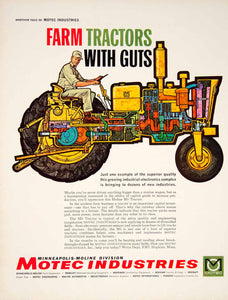 1961 Ad Minneapolis Moline Division Motec Industries Farm Tractor Mechanic YTF8