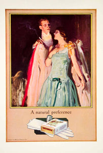 1927 Ad Chesterfield Cigarettes Theater Liggett Myers Tobacco Fashion YGB1