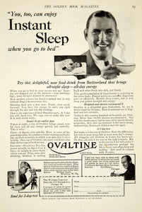 1927 Ad Ovaltine Wander Company Instant Chocolate Drink Beverage Chicago YGB1