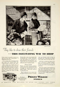 1929 Ad Piggly Wiggly Grocery Stores Food Roaring Twenties Era Shop Retail YGH1