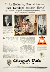1929 Ad Clicquot Club Ginger Ales Eskimos Soda Frank C. Gephart Beverage YGH2