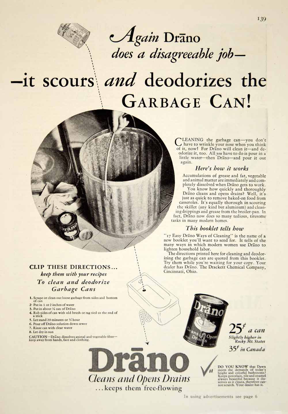 Newspaper Ad Clean And Clear