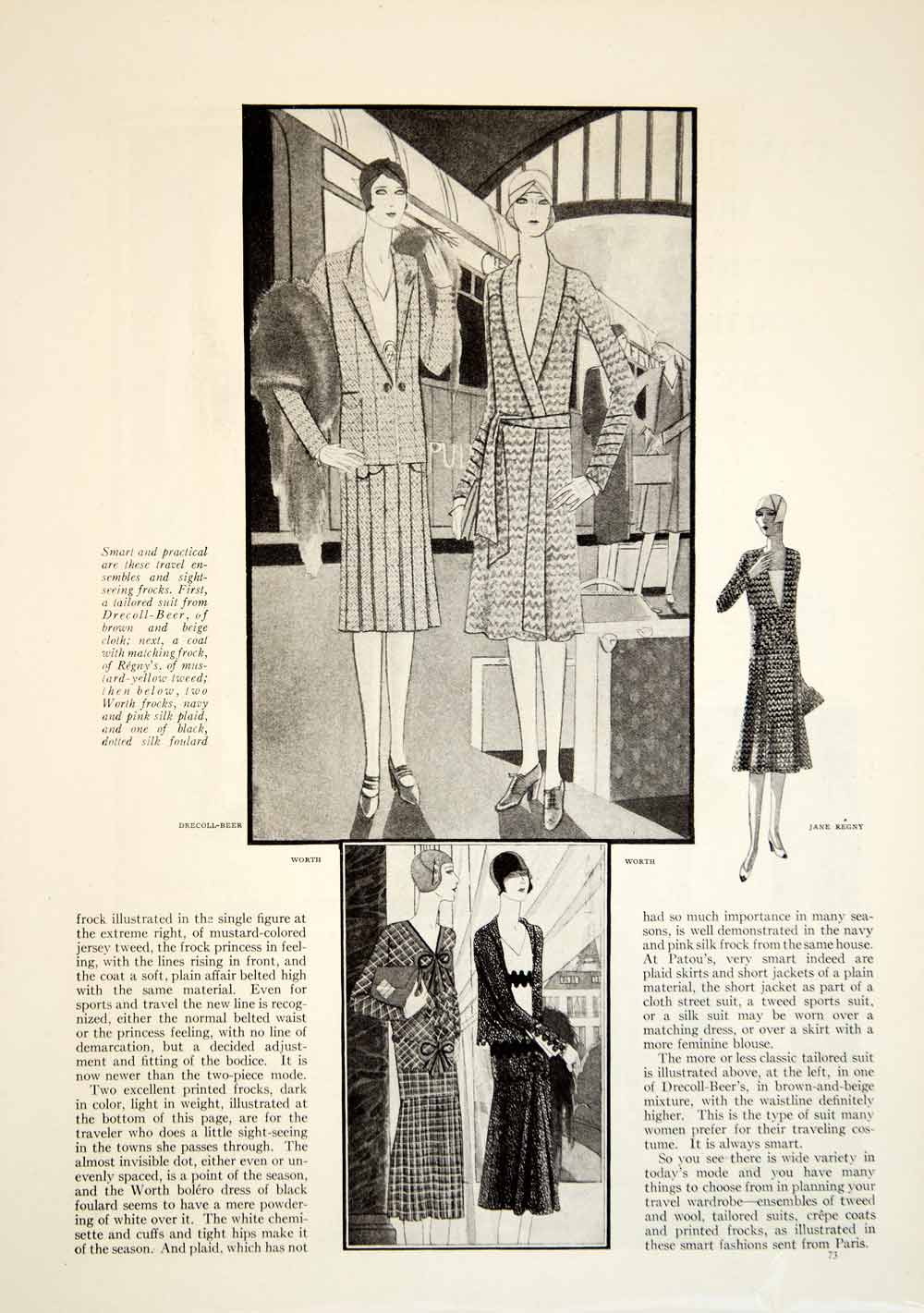 slim fit dress slacks 1920s Digital Download Spring 1929 Ladies Home Journal New Fashions Bo   Vintage4me2