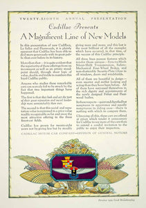 1929 Ad Cadillac General Motors Seal La Salle Automobile Car Drive Vehicle YGH3