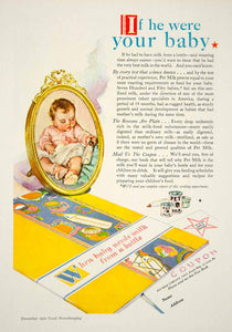 1929 Ad Pet Milk Babies Nutrition Bottle Feed Coupon Formula Child Infant YGH3