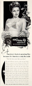 1944 Ad Vintage Hickory Perma-lift Brassiere Bra 40's Fashion Undergarments YHB4 - Period Paper
