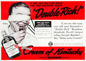 1939 Ad Schenleys Cream Kentucky Bourbon Whiskey Norman Rockwell Art RARE YHF1