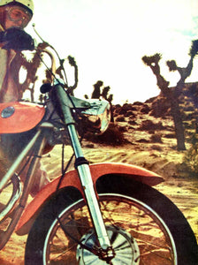 1968 Ad Vintage Montgomery Ward Mojave 360 Motorcycle Motor Bike Desert YHR3