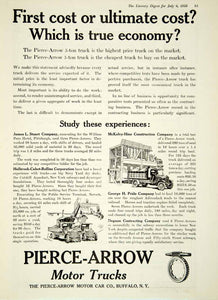 1918 Ad Motor Trucks Pierce Arrow Motor Car Company Buffalo New York YLD1