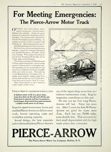 1918 Ad Truck Pierce Arrow Motor Car Company Buffalo New York Mountains YLD1