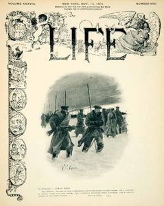 1901 Cover Life FW Read Art Nicholas II Russia Emperor Siberia Politics YLF1