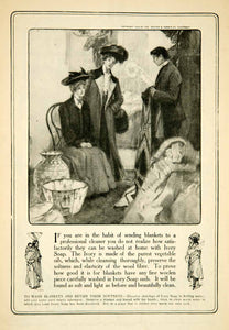 1903 Ad Procter & Gamble Ivory Soap Laundry Art Victorian Woman Native YLF3