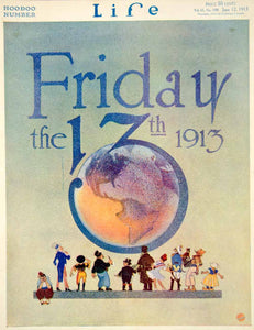 1913 Cover Life Art Friday 13th Hoodoo Black Americana Folk Spirituality YLF5