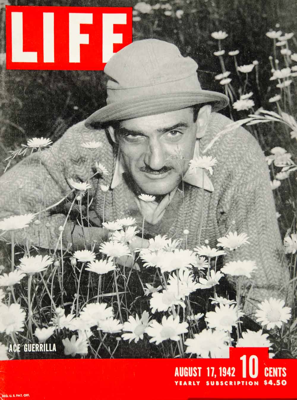 1942 Cover LIFE Bert Yank Levy Guerrilla World War II Soldier Dmitri YLMC1