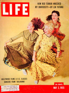 1955 Cover LIFE Magazine Oklahoma Movie Dancers Dance Agnes de Mille J R YLMC2