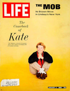 1968 Cover LIFE Magazine Katharine Hepburn Movie Actress Star Terence YLMC2