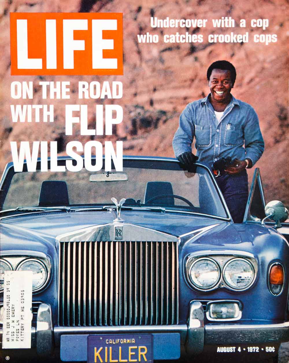 1972 Cover LIFE Magazine Flip Wilson Comedian Actor Black Americana John YLMC2
