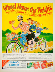 1966 Ad Welch's Candy Junior Mints Chocolate Covered Cherries Nut Fudge YLZ2