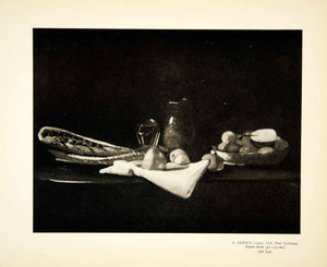 1933 Photogravure Andre Derain Fauvism Art Still Life Nature Morte Fruit YMF2