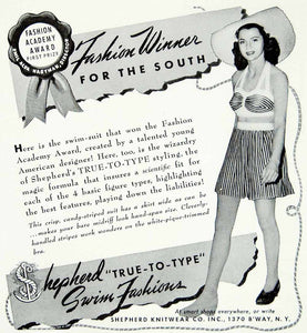 1941 Ad Vintage Shepherd Swimsuit Bathing Swim Suit 2-Piece 40s Fashio –  Period Paper Historic Art LLC