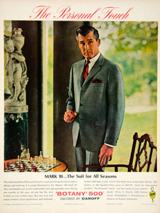 1963 Ad Vintage Botony 500 Mark 10 Suit Executive Business Suit YMM6