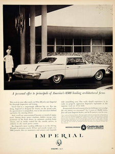 1963 Ad Vintage Chrysler Imperial LeBaron Four Door Luxury Sedan Automobile YMM6