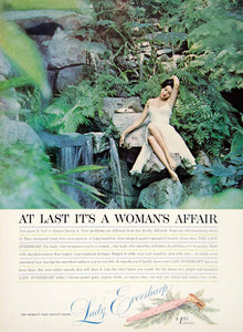 1962 Ad Vintage Lady Eversharp Razor Pink Shaving Women Beauty Hair YMMA1