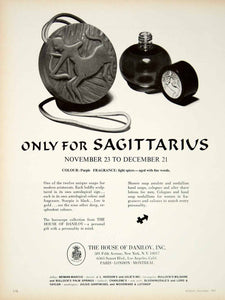 1967 Ad Vintage Danilov Horoscope Perfume Fragrance Sagittarius Men Women YMMA1