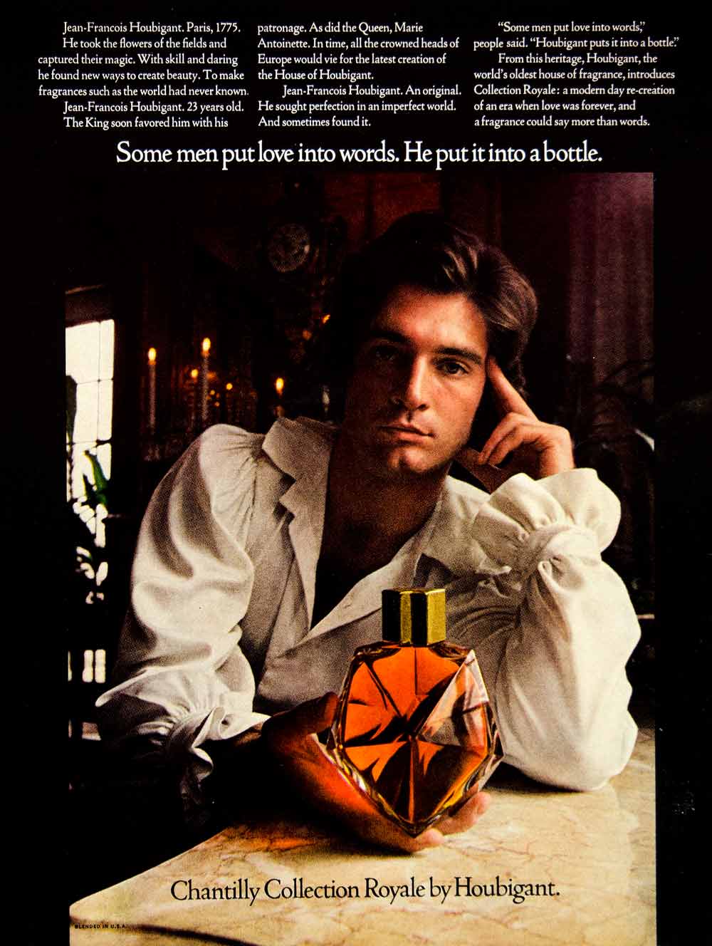 1969 Ad Chantilly Collection Royale Perfume Fragrance Jean