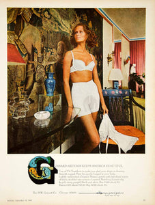 1969 Ad Vintage Grossard Artemis Lingerie Bra Brassiere Panty Girdle Slip YMMA1