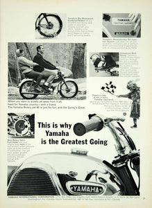 1965 Ad Vintage Yamaha Rotary Jet 80 Motorcycle Motorcycling Motorcyclist YMMA3