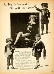 1919 Print Baby Ivy Actress Costume Scottish Uniform Child Star Secret YMP1