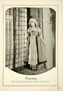 1922 Print Lillian Gish Henriette Actress Maid Costume Dress Star Sile –  Period Paper Historic Art LLC