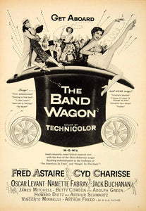 1953 Ad Bandwagon Movie Film Musical Fred Astaire Cyd Charisse Dance Top YMP2