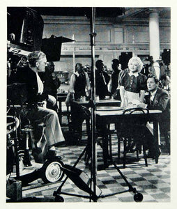 1936 Print Cain Mabel Movie Scene Set Filming Camera Marion Davies Clark YMP4