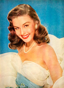 1954 Color Print Elaine Stewart Portrait Movie Film TV Television Elsy YMP5