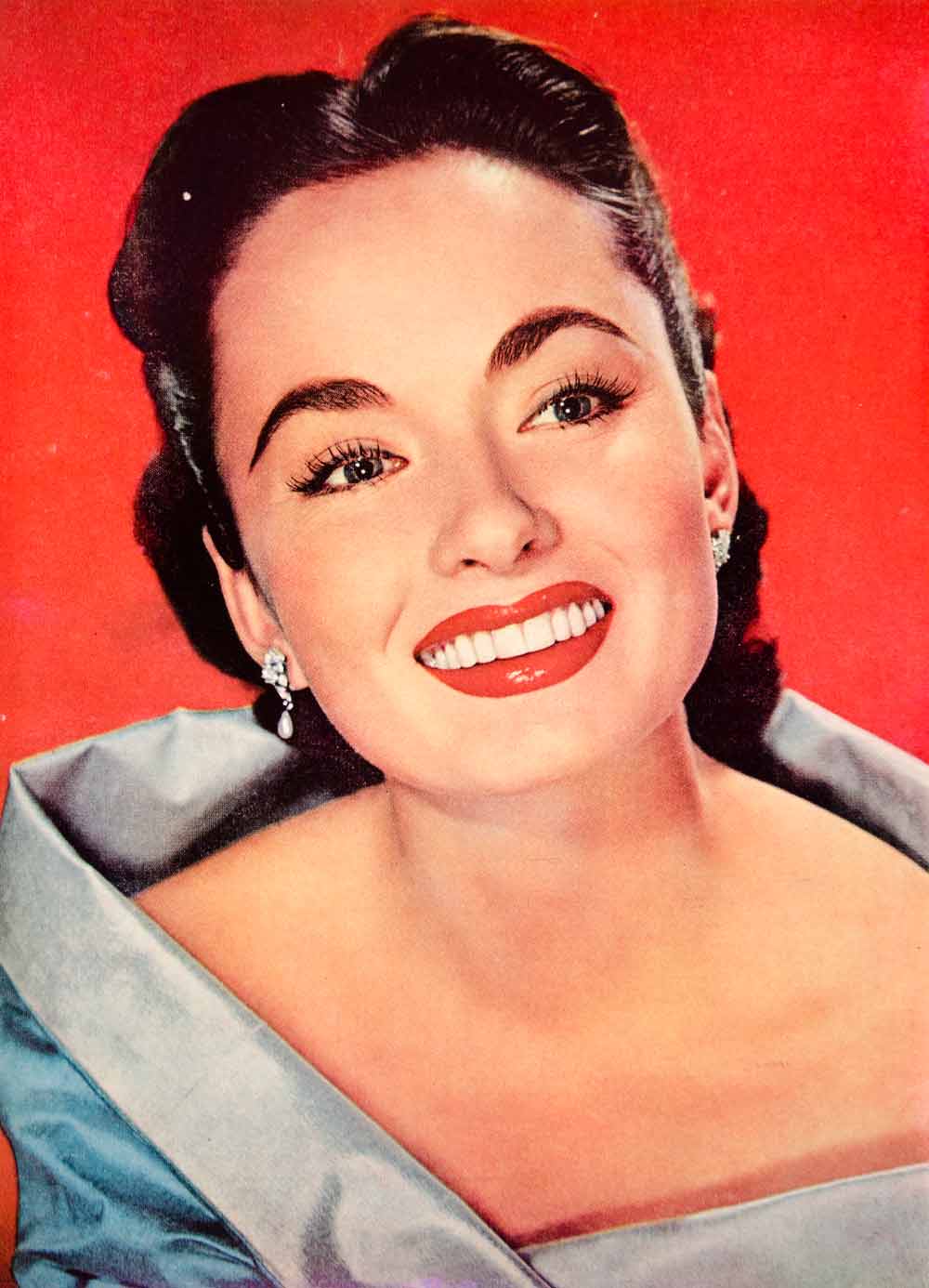 1954 Color Print Ann Blyth Portrait Movie Film Motion Pictures Actress YMP5