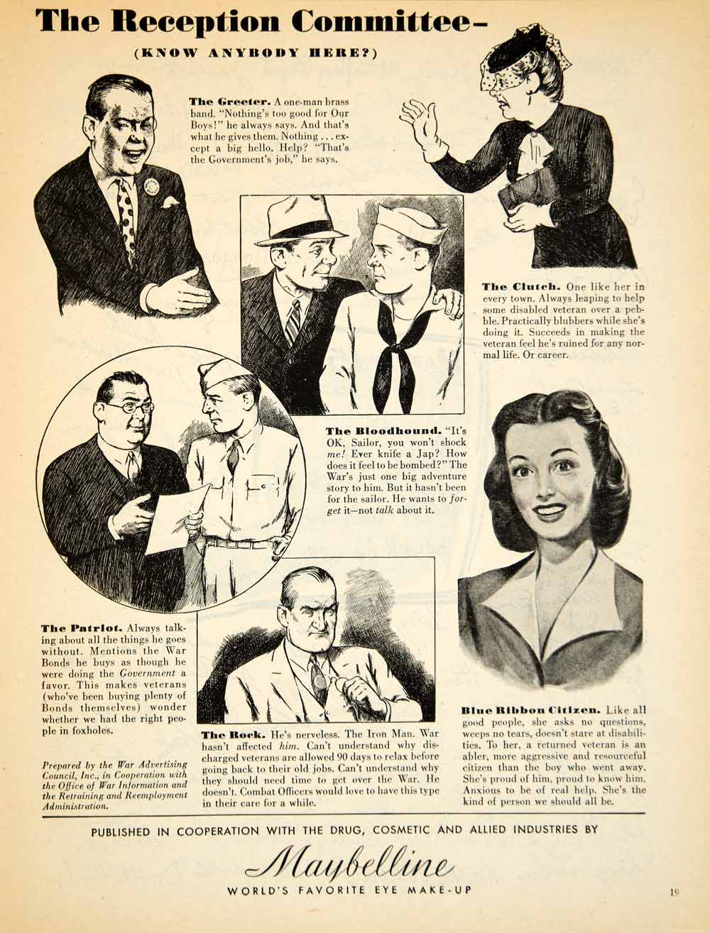 1945 Ad WWII War Advertising Council Returning Vets Veterans Wartime Home YMS2